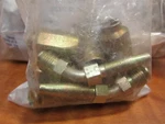 (28) Parker 26720-5-5 Male Inverted Sae 45 Deg Swivel Elbow 5/16" Series New. Fixed Price $30.00.