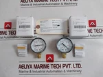 Lot Of 2X Grainger 4FLT5 Pressure Gauge 30" Hg Vac. Fixed Price $91.49.