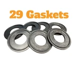 Rubber Fab 40MPE-100, Tri-clamp Gasket, Type I, 1", Epdm, Black, 40MPE-150, 1.5". Fixed Price $15.99.