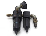 Wilkerson F18-04-SL00 Filter Regulator And Unknown Unit, W/ Gauge. Fixed Price $70.00.