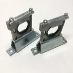 Lot Of 2 Smc Y600T Modular Filter/regulator Mounting Interface Spacer W/ Bracket. Fixed Price $30.00.