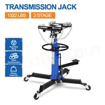 1322 Lbs Stage Hydraulic Transmission Jack W/ 360 Swivel Wheels Lift Hoist. Fixed Price $160.59.