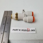 Smc, KQ2U11-36S, (lot Of 10), Fitting, Branch-y, 3/8". Fixed Price $44.99.