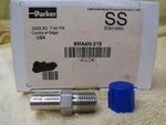 Parker 6MA4N-316 A-lok, S. Steel, Tube End Adapter, 3/8" X 1/4" Mnpt C6. Fixed Price $17.00.