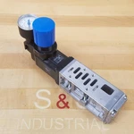 Festo Pneumatic Assembly VABF-S1-1-R2C6-C-10ZC W/ 696331, 741306 Xd Used. Fixed Price $31.58.