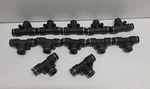Lot Of 12 New No Box! Nitra 1/4" Tube Union Tees UT14. Fixed Price $21.21.