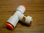 Qty Smc KQ2T09-35S Male Branch Tee One Touch Air Fitting 5/16" Od X 1/4" Npt. Fixed Price $10.00.