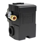 Lefoo Quality Air Compressor Pressure Switch Control 95-125 Psi 4 Port Black. Fixed Price $31.99.