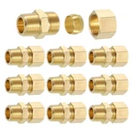 Uxcell 10PCS Brass Pipe Fitting, 1/2" Od 3/8" Npt Male. Fixed Price $35.99.