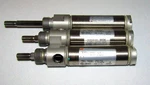 Smc NCDMK8075-0100C Pneumatic Cylinder Lot Of 3. Fixed Price $36.00.