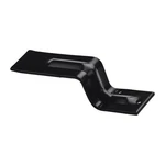 National Hardware 6-5/16 In. Gloss Black Hot Rolled Steel Open Bar Holder Pk. Fixed Price $10.13.