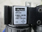 New Parker 05F12AA High Efficiency Coalescent 1/4 Pneumatic Filter. Fixed Price $29.25.