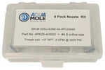 Aqua Mole (4) Pack 1/4" Npt Button Nose Sewer Jetter Nozzle 3000 Psi 4.8 Orifice. Fixed Price $193.99.