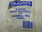 Sloan H-536-AS Sweat Solder Kit For 3/4" Supply (urinal) (lot Of 2). Fixed Price $9.65.
