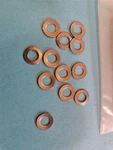 Gardner Spring 12 Pack Disc Washer 3/8" .375 Od 3/16" Id Hole .020" Thick. Fixed Price $8.99.