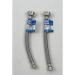Eastman 9IN Braided Stainless Steel Toilet Supply Line 3/8 Comp X 7/8 Bc 2 Pack. Fixed Price $12.15.