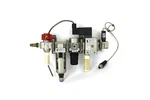 Smc VHS30-03, AF30-03, AR30-03B, AV3000-03-5DZ Regulator/ Filter/ Valve Assembly. Fixed Price $110.00.