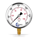 Pressure Gauge - Chrome Plated Steel Case, 1/4"NPT, Lower Side Mnt. 1500 Psi. Fixed Price $16.45.
