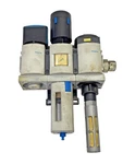 Festo Series Compressed Air Preparation Unit MS6-EM1-1/2, MS6-EE-1/2-10V24-S. Fixed Price $200.00.
