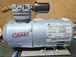 Gast 2HAH-10-M223X Diaphragm Air Compressor 100 Psi Oil-less Pump 1/4 Hp, Tested. Fixed Price $215.00.