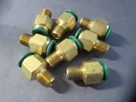 Parker (68PL-8-4) 1/2" Tube X 1/4" Pipe Thread Male Connector Lot Of. Fixed Price $29.95.