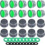 20 Pack Faucet Aerator Inserts 1.5 Gpm Flow Restrictor Universal. Fixed Price $9.17.