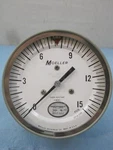 6274 Moeller Pressure Gauge Gage 15 Psi 4-1/2" SGA42MY Used. Fixed Price $24.99.