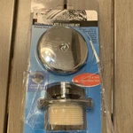 Danco 88966 Overflow & Stopper Kit Chrome Replaces Both 1 2 Hole Plates. Fixed Price $12.00.