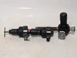 Lot: Norgren R74G-6AK-RMN, Parker 06R213AC, Speedaire 6ZC25A Pressure Regulators. Fixed Price $99.99.