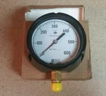Weksler Instruments Phosphor Bronze Pressure Gauge, 0-600#, Nice Shape. Fixed Price $59.95.