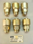 New Lot Of 6 Parker Parkrimp 10371-20-20 Hydraulic Hose Crimp Fitting. Fixed Price $60.00.