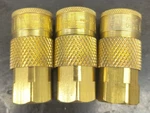 (qty Of 3) S-785 Milton 1/4" Fnpt Brass T-style Air Line Quick Connect Coupler. Fixed Price $19.96.