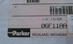 Parker 06F11AA, Pneumatic Filter, 1/4" Ports. Fixed Price $58.95.