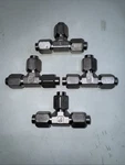 LOT-4 Parker 1/2" Union Compression Tube Fitting Stainless Steel 316SS. Fixed Price $85.00.