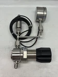 Aptech AP1010SM Regulator 3500PSI In 100PSI Out, Wika PGT23.063 Gauge Used??. Fixed Price $109.00.
