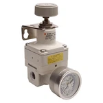 Smc IR2020-N02 Precision Modular Pressure Regulator, 0.7-120PSI Output, 1/4" Npt. Fixed Price $30.00.