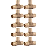 Sharkbite Inch Crimp Tee, Pack Of 10, Brass Plumbing Fitting, Pex Pipe, Pe-.... Fixed Price $82.59.