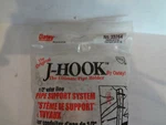 Oatey 4" Long J-hook 1/2" Water Line Pipe Support System No. 33764 (6 Pk). Fixed Price $5.95.