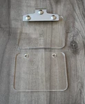 Stainless Eye Shield Set - 2 Panes Included Baldor Compatible Made Usa. Fixed Price $25.00.