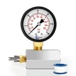 Gas Test Pressure Gauge 30 Pound, Psi 200 Kpa 3/4 Fnpt Connection Assembly. Fixed Price $10.95.