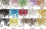 Jump Ring, 100 Anodized Aluminum 18 Gauge 6MM Round Rings With 4.2MM Id. Fixed Price $8.47.