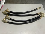 One (1) Parker No-skive Hydraulic Hose 381-12 3/4" X 31" Long, SAE100R2AT-12. Fixed Price $22.49.