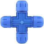 3/4" Fastpipe Cross Fitting For Aluminum Compressed Piping By Rapidair F1051. Fixed Price $45.87.