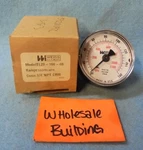 Weiss Instruments, Pressure Gauge, TL20-160-4B, Psi, Applied 1BD. Fixed Price $20.00.