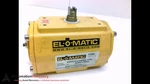 El-o-matic ED0025.U1A00A.11K0 Double Acting Actuator, Max Pressure:, See #203893. Fixed Price $44.38.