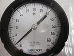 Ashcroft Duragauge 60-PSI Pressure Gauge, 4.50" Face, 1/2" Npt Ss, Liquid Filled. Fixed Price $109.13.