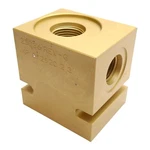 Parker 23036 Rev-g Hydraulic Manifold Block, Aluminum, ORB-10 & ORB-8 Ports. Fixed Price $90.00.