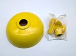 Bradley S24-195 Shower Head Compatible W/ Spintec 10" Yellow Shroud Ring & Elbow. Fixed Price $93.99.
