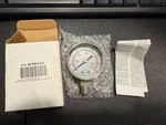 Grainger 4FMK8 Stainless Pressure Gauge 2" Face X 0-160 Psi 1/4" Npt New. Fixed Price $35.00.