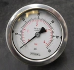New Noshok 25-410-60-PSI/BAR Ss 2.5" Gauge 1/4" Npt Nib. Fixed Price $30.00.
